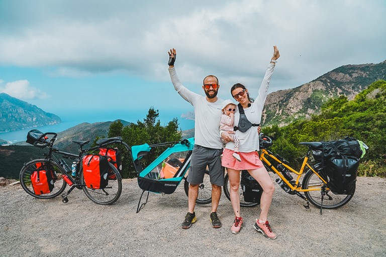 Traverser la Corse à vélo en famille de Bastia à Bonifacio