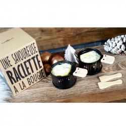 Kit à raclette et fondue à la bougie pour 2 personnes - Just4Camper Cookut  RG-914537