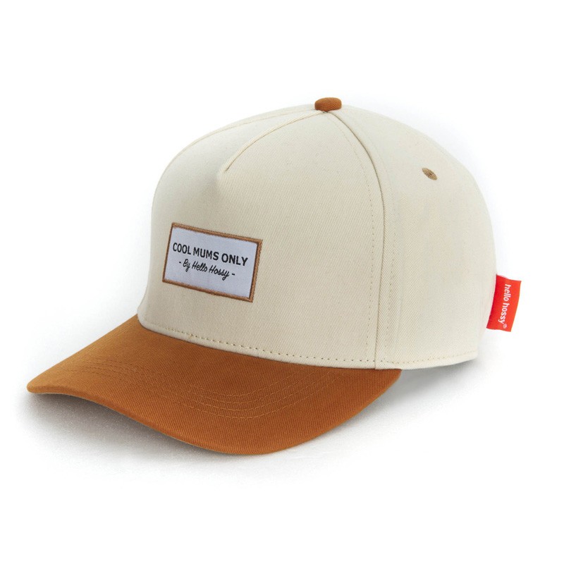 Casquette ecoresponsable - Hello Hossy Mum beige