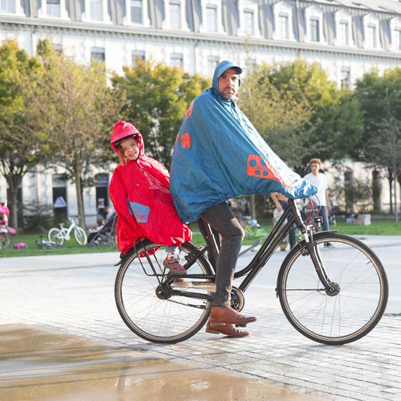Poncho pluie étanche siège vélo et enfant Fulap Jr Spad de ville