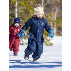 Combinaison de Neige Ski Garçon à Capuche Imperméables Coupe-Vent Vêtements  de Ski Fille Chaude Combinaisons de Neige avec Bandes Réfléchissantes