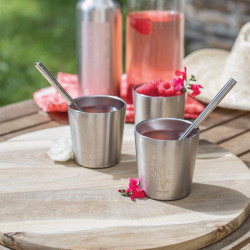 Tasse inox Arty - Gaspajoe - Bambou / Cerisier smoothie