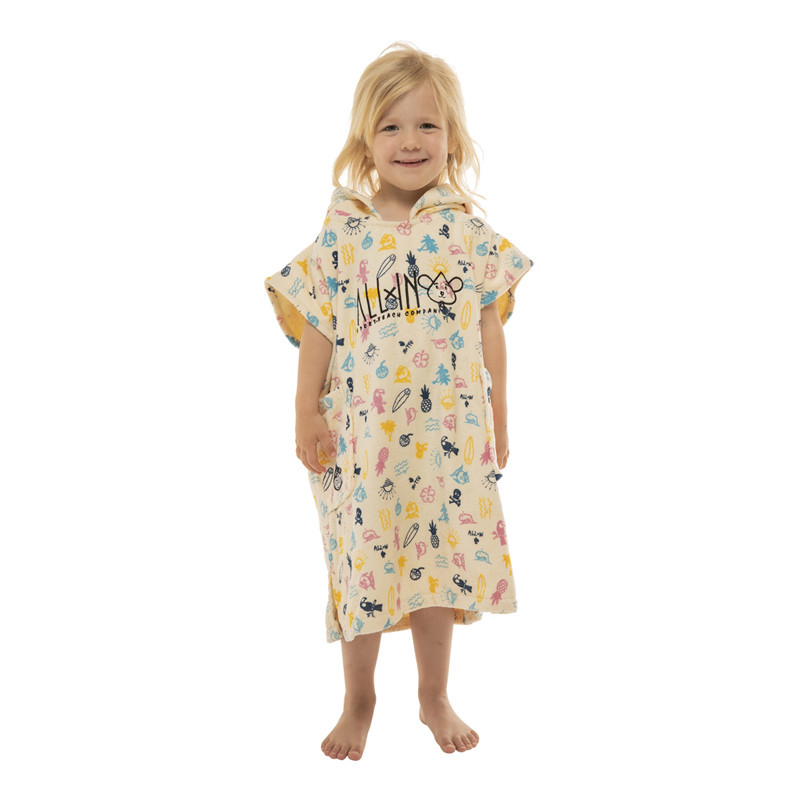 Poncho bébé - 2 à 6 ans - All-in - Baby Beach Rose