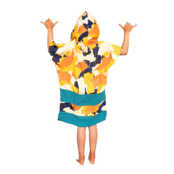 Poncho surf enfant - 6 à 9 ans - All-in - Camo Sunny /