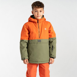 Veste de ski enfant Freehand - Dare2B -  Orange Rust / Olivine Green