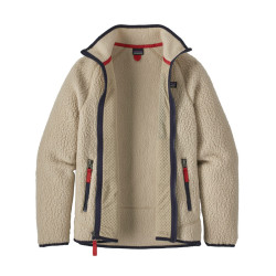 Kids retro pile fleece jacket - Patagonia - El Cap Khaki