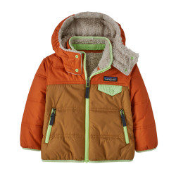 Baby reversible tribbles hoody - Patagonia - Nest Brown