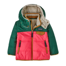 Baby reversible tribbles hoody - Patagonia - Sierra Pink