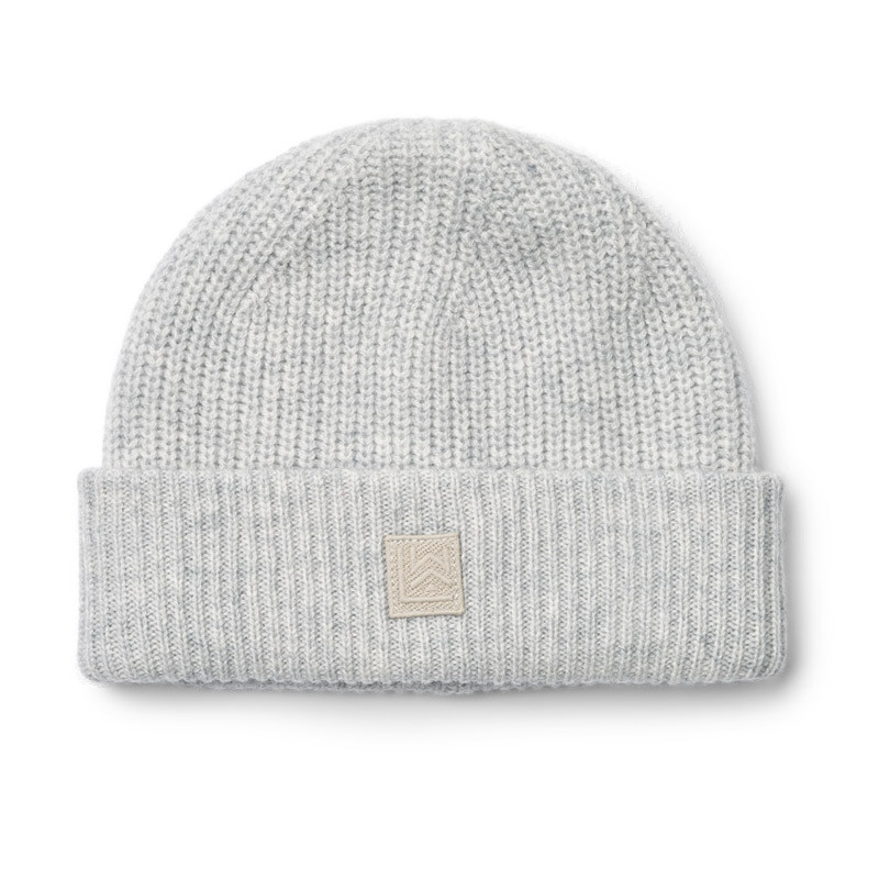 Bonnet enfant en laine Emilio - Liewood - Light Grey Melange