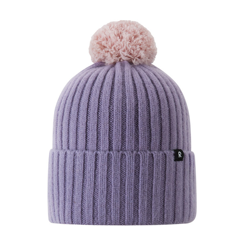 Bonnet enfant en laine merinos Topsu - Reima - Lilac Amethyst