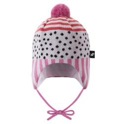 Bonnet bébé en laine mérinos - Moomin Yngst - Reima - Mauve Pink