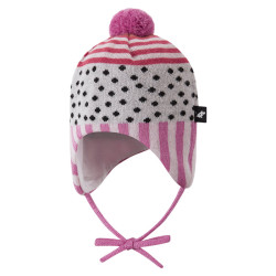 Bonnet bébé en laine mérinos - Moomin Yngst - Reima - Mauve Pink