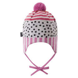 Bonnet bébé en laine mérinos - Moomin Yngst - Reima - Mauve Pink