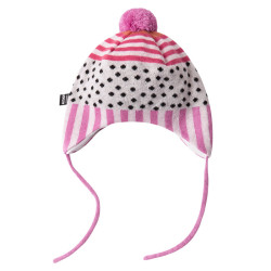 Bonnet bébé en laine mérinos - Moomin Yngst - Reima - Mauve Pink