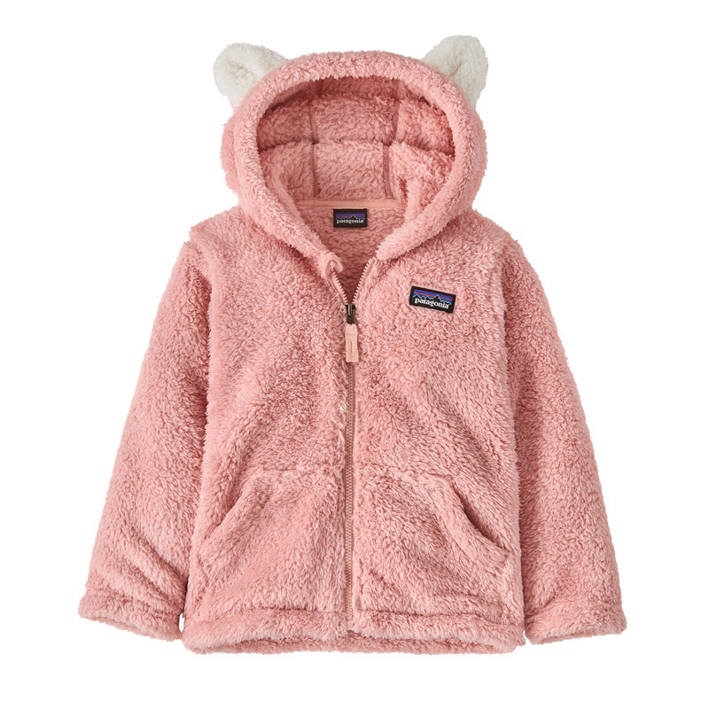 Baby Furry Friends Hoody - Patagonia - Mallow Pink