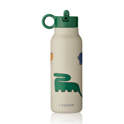 Gourde Liewood inox et isotherme Falk - 350ml - Dinosaurs / Mist