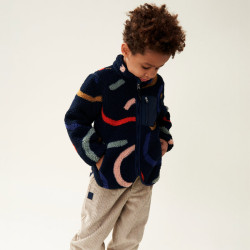 Polaire enfant sherpa Nolan - Liewood - Graphic Swirls /