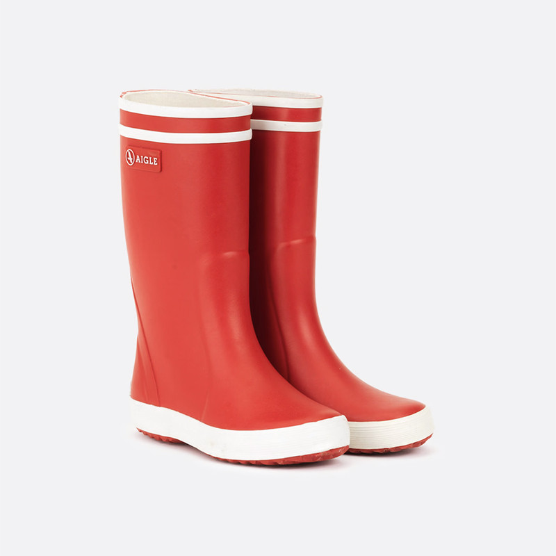 Bottes de pluie enfant  Aigle Lolly Pop Rouge