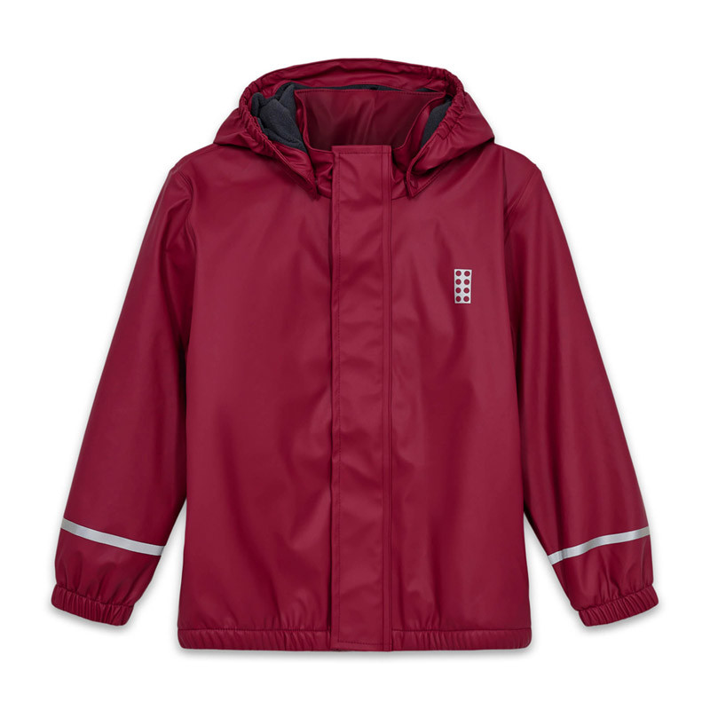 Veste de pluie doublée polaire - Lego - Dark Red