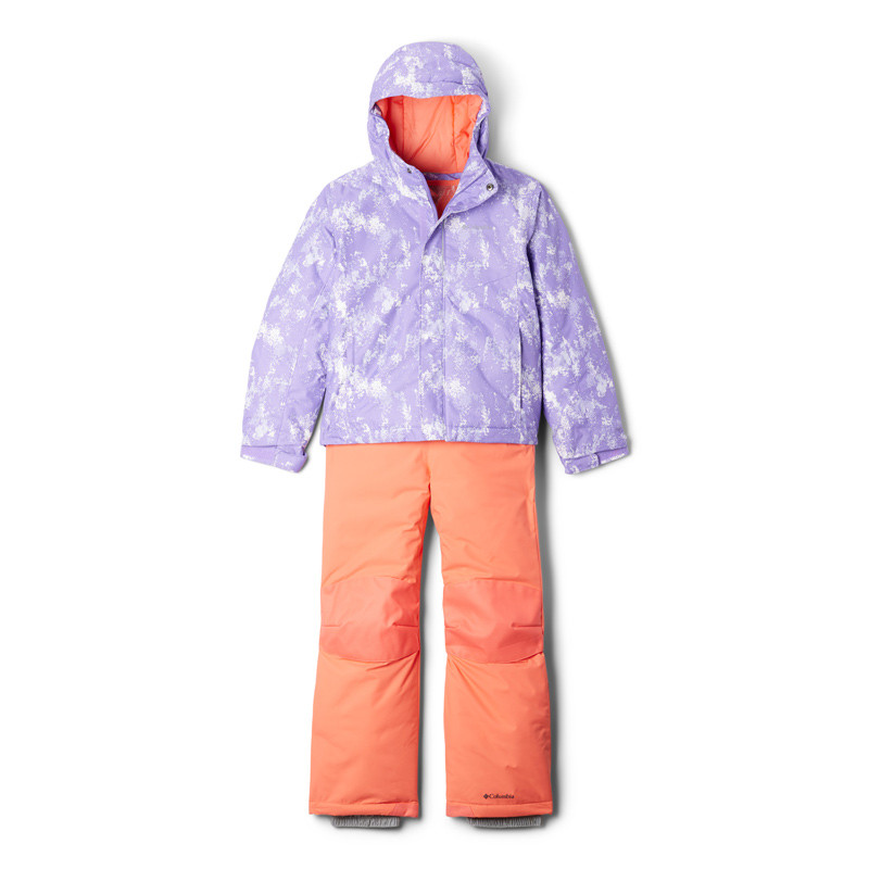 Ensemble neige enfant Columbia Buga - Paisley Purple Timberwild / Hot Coral