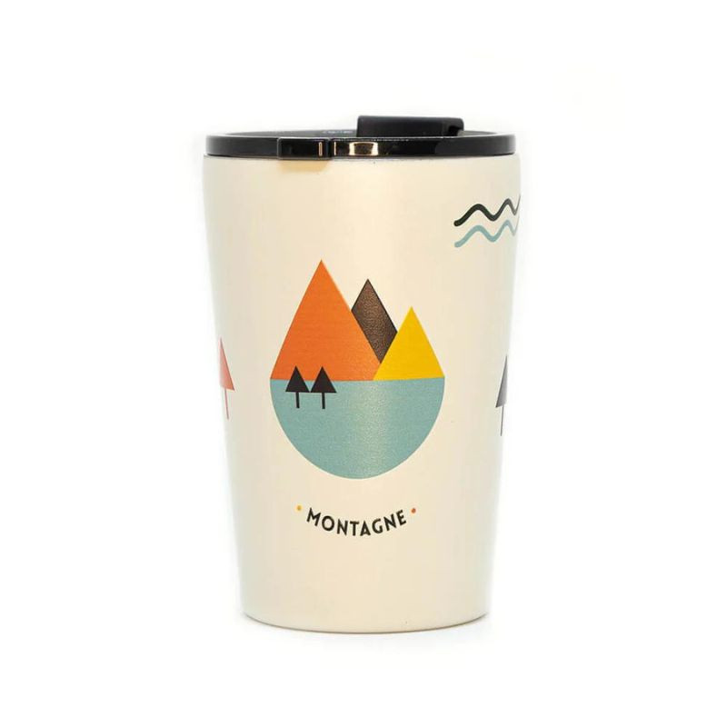 Mug isotherme Inox White Moutain - Roadtyping