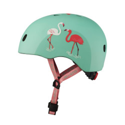 Casque bol enfant  Micro - 4-12ans  (52 - 56 cm ) - Flamingo