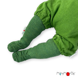 Chaussons de portage en laine Manymonths - 0-12/18 mois - Forest Floor Garden