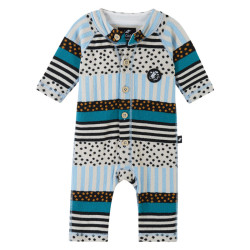 Combinaison en laine pour bébé Moomin Mysig - Reima - Frozen Blue