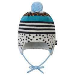 Bonnet bébé en laine mérinos - Moomin Yngst - Reima - Baby Blue - 2022