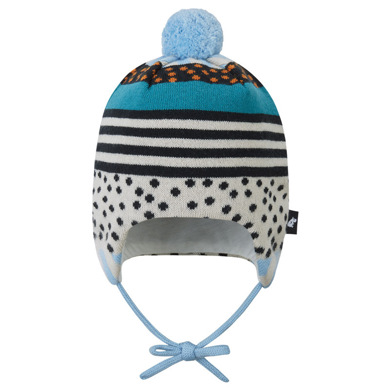 Bonnet bébé en laine mérinos - Moomin Yngst - Reima - Baby Blue - 2022