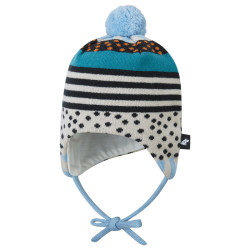 Bonnet bébé en laine mérinos - Moomin Yngst - Reima - Baby Blue - 2022