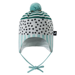 Bonnet bébé en laine mérinos - Moomin Yngst - Reima - Cool Green