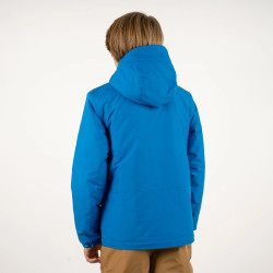 garçon de dos avec la veste Rain Warm Junior — Limited Edition — Lafuma