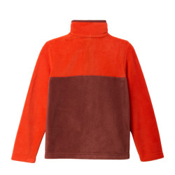 Veste polaire enfant Steens orange et marron de dos— Columbia