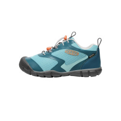 Profil d'une chaussure imperméable enfant Keen - Tread WP - Keen - Legion Blue/Nectarine