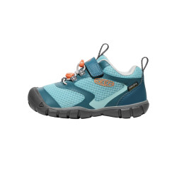 Profil de la chaussure imperméable enfant Keen - Tread WP - Keen - Legion Blue/Nectarine