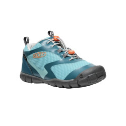 Chaussures imperméable enfant Keen de côté - Tread WP - Keen - Legion Blue/Nectarine