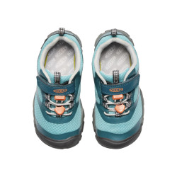 Vue de haut des chaussures imperméable enfant Keen - Tread WP - Keen - Legion Blue/Nectarine