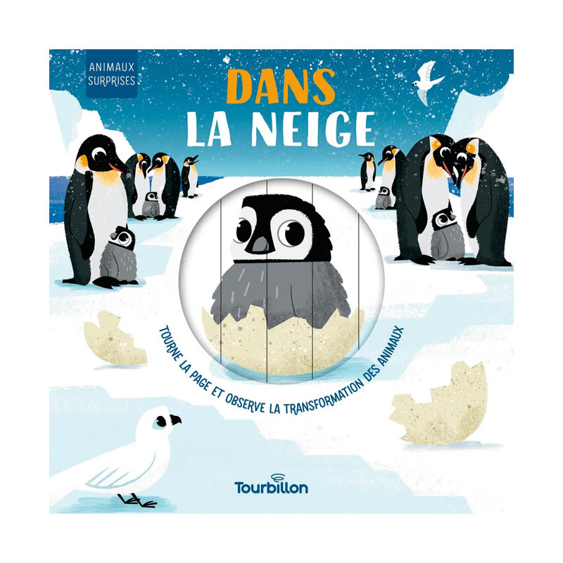 Livre Animaux Surprises Dans la neige - Edition Tourbillon