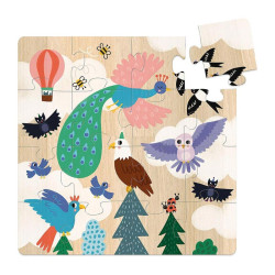 Terre - Mer - Ciel - 3 puzzles en bois