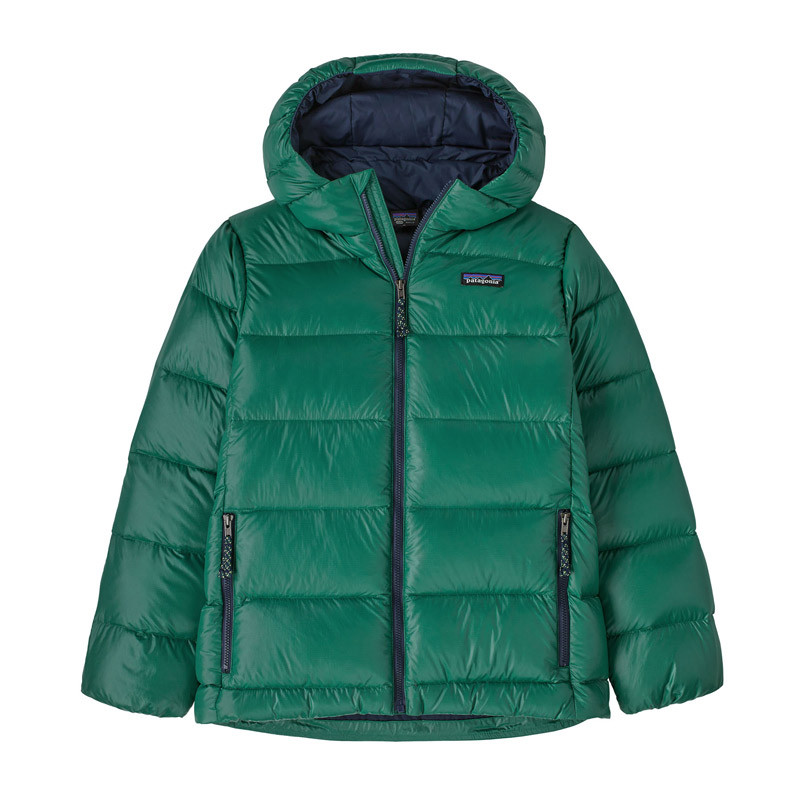 Doudoune enfant K's Down Sweater Hoody de Patagonia - Conifer Green