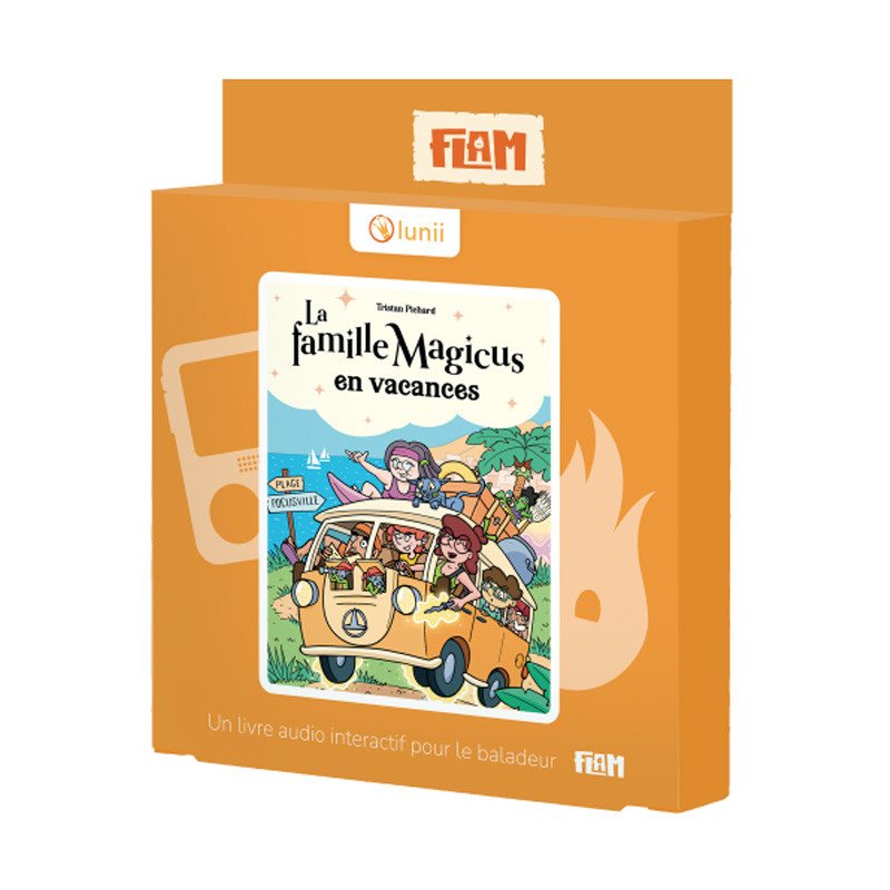 Livre audio Flam - La famille Magicus part en vacances