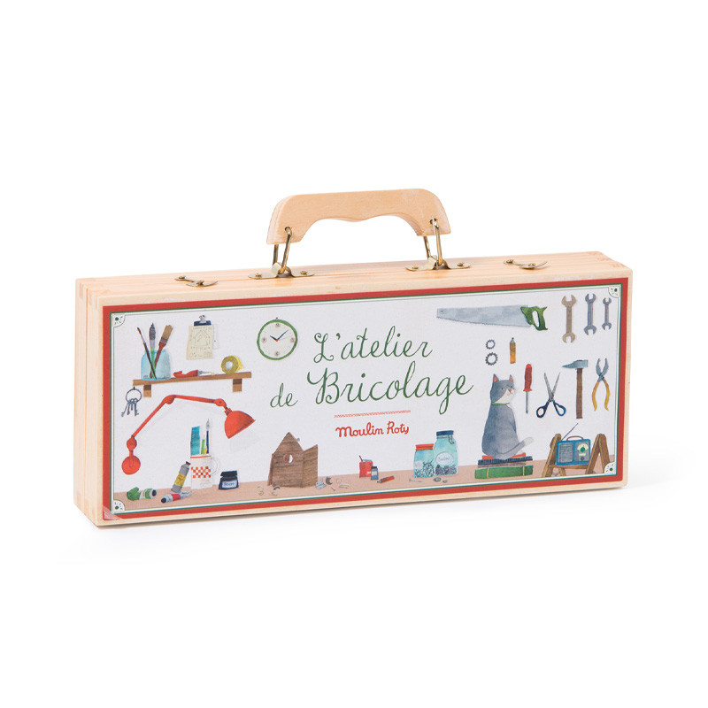 La valise de bricolage enfant - Moulin Roty - 6 outils