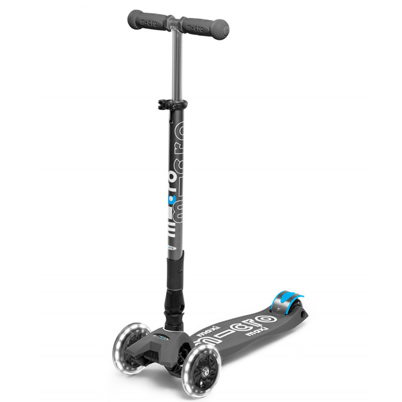 Trottinette Maxi Micro Deluxe pliable - Avec LED - Volcano Grey