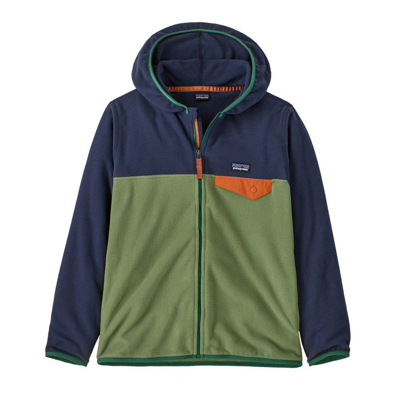 Kids' Micro D Snap-T - Patagonia - Terrain Green