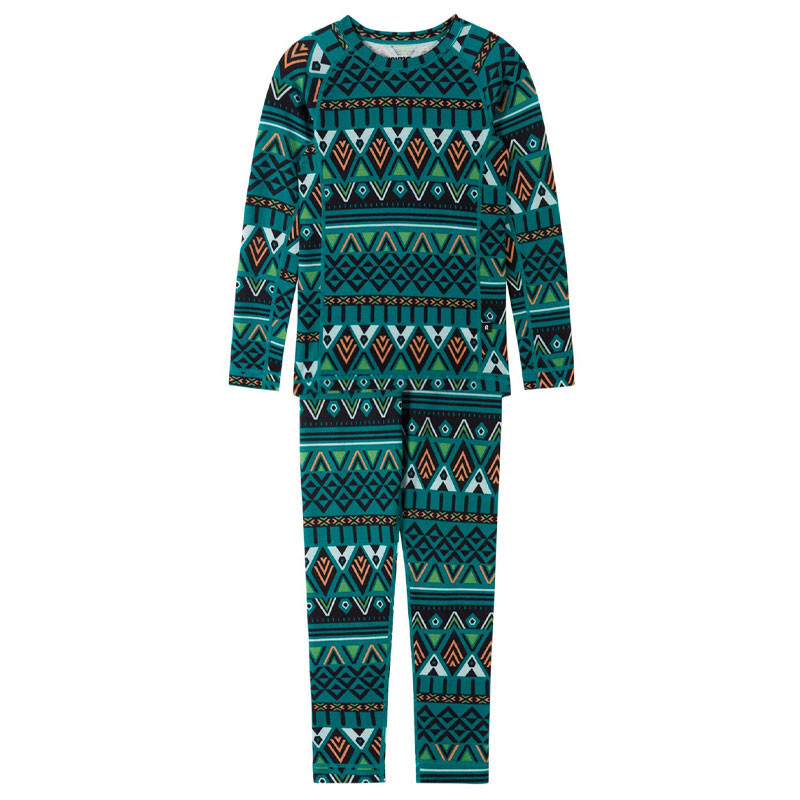 Sous-vêtements thermique enfant en laine et bambou - Taitoa - Reima - Deeper Green