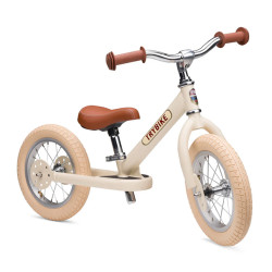 Tricycle Trybike : évolutif en draisienne - Creme