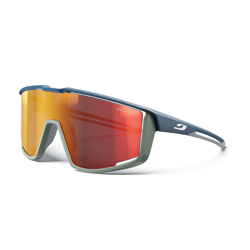 Julbo Fury - Modèle Adulte - Cat 3 - Mat Bleu Foncé/Vert