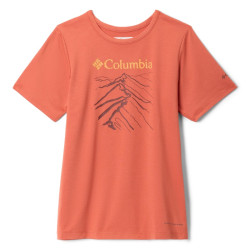 Tee shirt respirant enfant Columbia - Tech Trail - Tuscan / Ridge Line Life