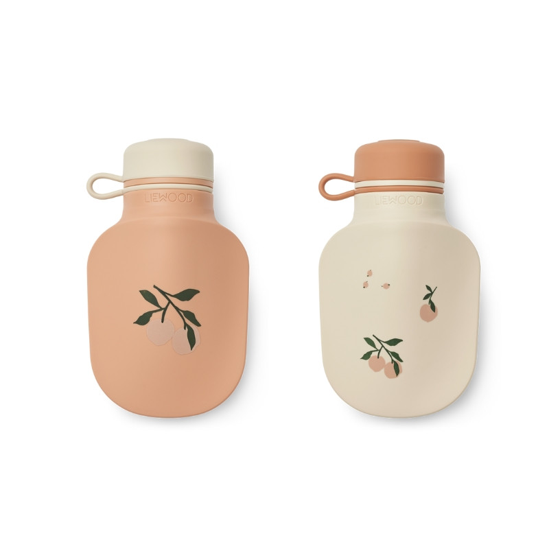 Lot de 2 bouteilles de smoothie Lizzie - Peach / Sea shell